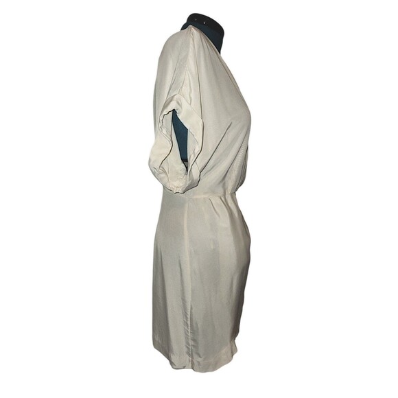 & Other Stories Quiet Luxury Minimalist Career Relaxed Wrap Mini Dress Size 10 - Picture 5 of 7